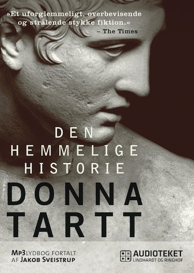 Den hemmelige historie – omslag til lydbogen af Donna Tartt