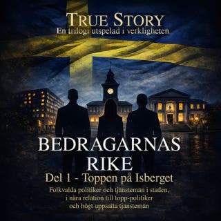BEDRAGARNAS RIKE - del 1: Toppen på Isberget – omslag till ljudboken av Torbjörn Molander & Ken Carlsson