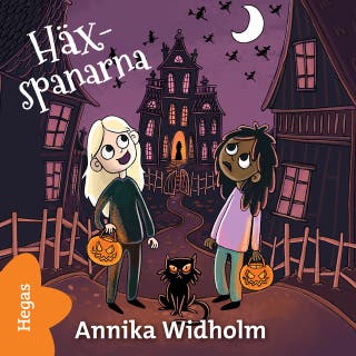 Häxspanarna – omslag till ljudboken av Annika Widholm