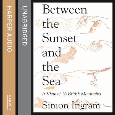 Between the Sunset and the Sea – omslag til lydbogen af Simon Ingram