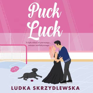 Puck Luck – okładka audiobooka, autor Ludka Skrzydlewska
