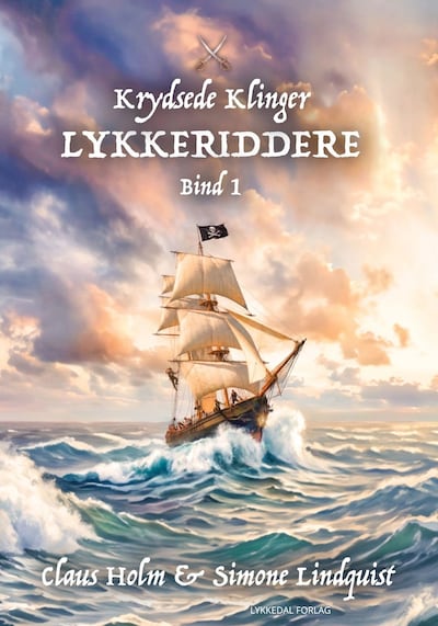 Lykkeriddere – omslag til lydbogen af Claus Holm, Simone Lindquist