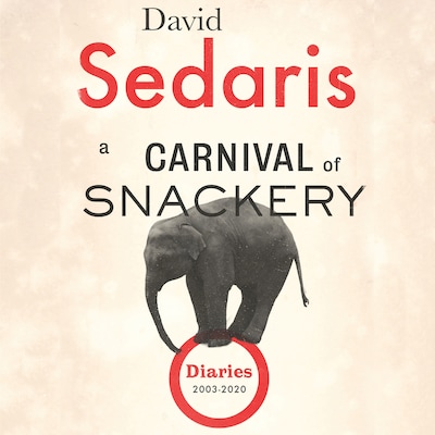 A Carnival of Snackery – omslag til lydbogen af David Sedaris