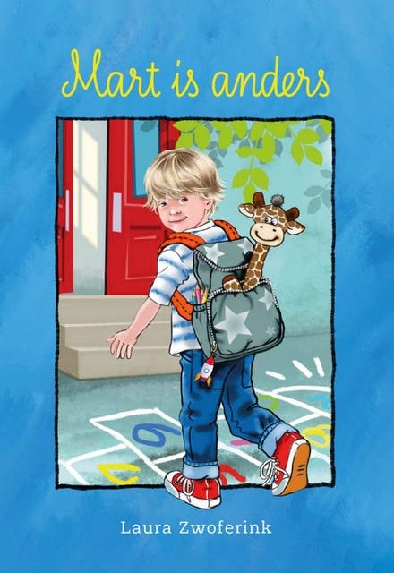 Mart is anders – omslag van het luisterboek van Laura Zwoferink