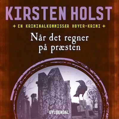 Når det regner på præsten – omslag til lydbogen af Kirsten Holst