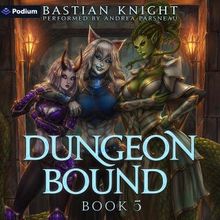 Dungeon Bound 5: Dungeon Bound, Book 5 – omslag till ljudboken av Bastian Knight
