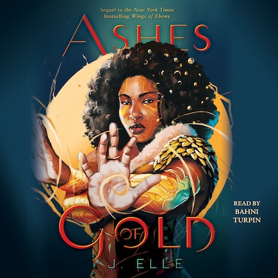 Ashes of Gold – omslag til lydbogen af J. Elle