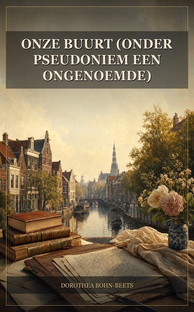 Onze buurt (onder pseudoniem Een ongenoemde) – omslag van het luisterboek van Dorothea Bohn Beets