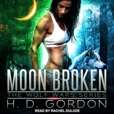 Moon Broken – omslag til lydbogen af H. D. Gordon