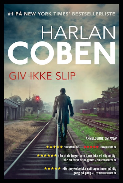 Giv ikke slip – omslag til lydbogen af Harlan Coben