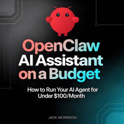 OpenClaw AI Assistant on a Budget – omslag til lydbogen af Jake Morrison