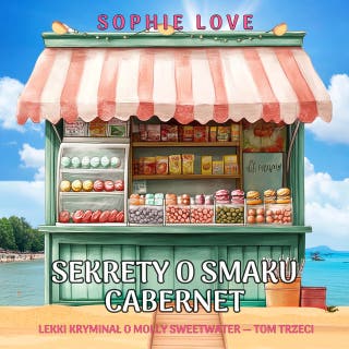 Sekrety o smaku cabernet (Lekki kryminał o Molly Sweetwater — Tom trzeci) – okładka audiobooka, autor Sophie Love