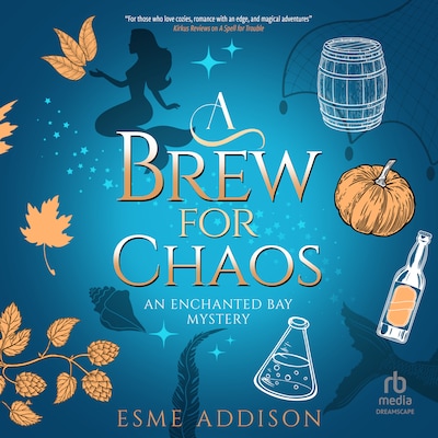 A Brew for Chaos – omslag til lydbogen af Esme Addison