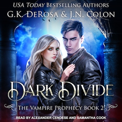 Dark Divide – omslag til lydbogen af G.K. DeRosa, J.N. Colon