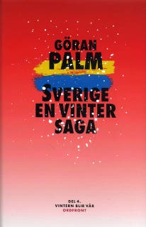 Sverige, en vintersaga – omslag till ljudboken av Göran Palm