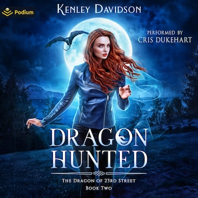 Dragon Hunted – omslag til lydbogen af Kenley Davidson
