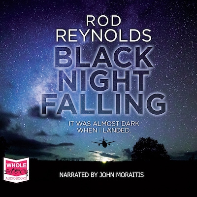 Black Night Falling – omslag til lydbogen af Rod Reynolds