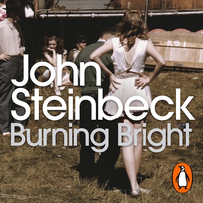 Burning Bright – omslag til lydbogen af John Steinbeck
