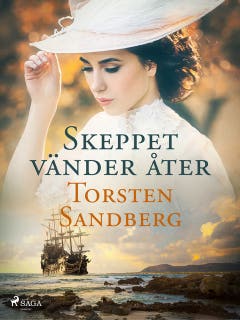 Skeppet vänder åter – omslag till ljudboken av Torsten Sandberg