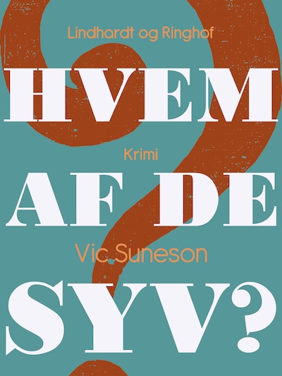 Hvem af de syv? – omslag til lydbogen af Vic Suneson