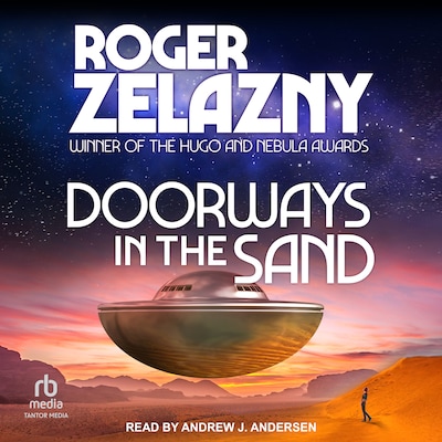 Doorways in the Sand – omslag til lydbogen af Roger Zelazny