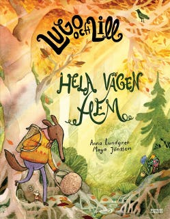 Hela vägen hem – omslag till ljudboken av Anna Lundgren