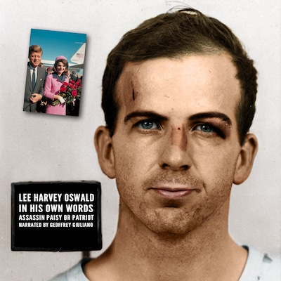 Lee Harvey Oswald - In His Own Words – omslag til lydbogen af Geoffrey Giuliano