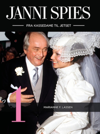 Janni Spies - fra kassedame til jetset 1 – omslag til lydbogen af Marianne F. Lassen