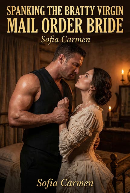 Spanking The Bratty Virgin Mail Order Bride: A Full-Length Steamy DDLG Age Play Romance Novel – omslag til lydbogen af Sofia Carmen