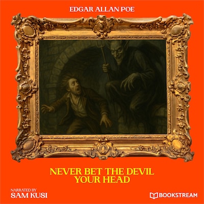 Never Bet the Devil Your Head – omslag til lydbogen af Edgar Allan Poe