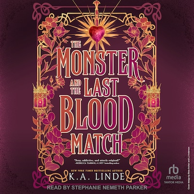 The Monster and the Last Blood Match – omslag til lydbogen af K.A. Linde