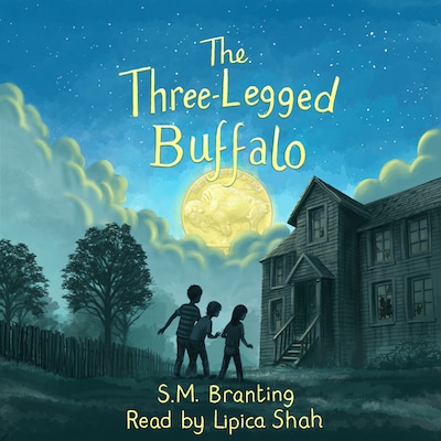 The Three-Legged Buffalo – omslag til lydbogen af S.M. Branting