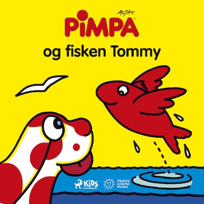 Pimpa - Pimpa og fisken Tommy – omslag til lydbogen af Altan