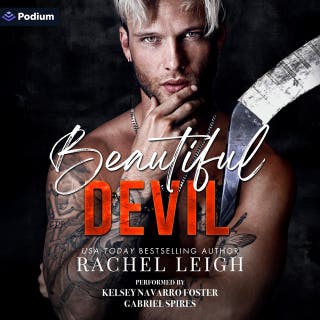 Beautiful Devil: A Misfits Standalone – omslag till ljudboken av Rachel Leigh