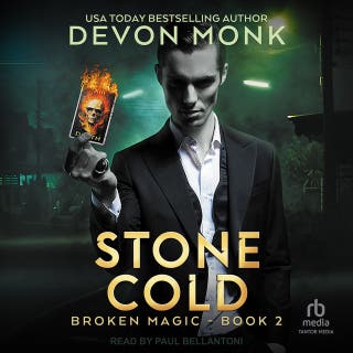 Stone Cold – omslag till ljudboken av Devon Monk
