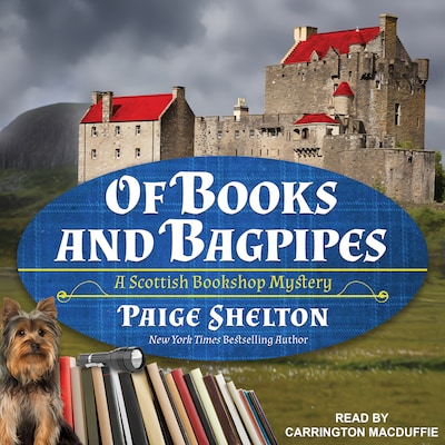 Of Books and Bagpipes – omslag til lydbogen af Paige Shelton