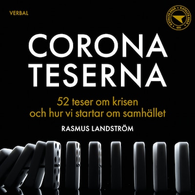 Coronateserna – omslag till ljudboken av Rasmus Landström