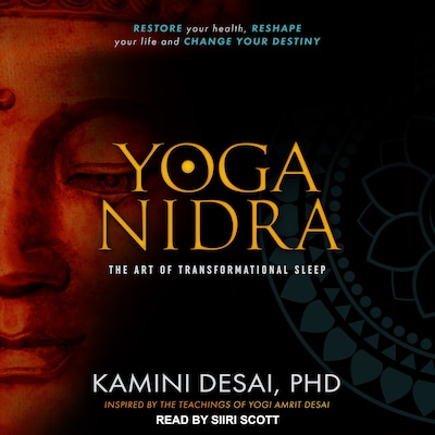 Yoga Nidra – omslag til lydbogen af Kamini Desai, PhD