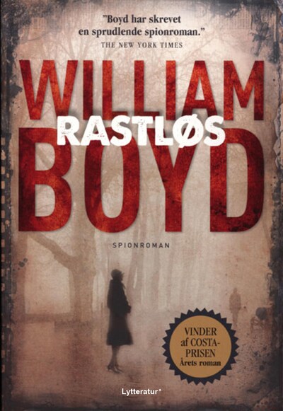 Rastløs – omslag til lydbogen af William Boyd