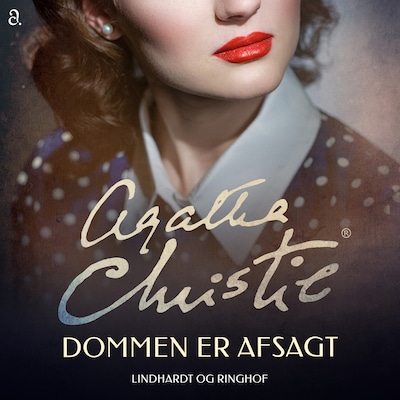 Dommen er afsagt – omslag til lydbogen af Agatha Christie
