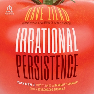 Irrational Persistence – omslag til lydbogen af Dave Zilko