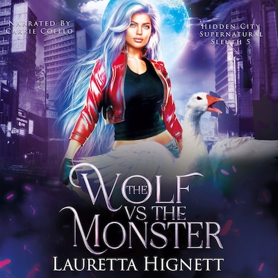 The Wolf Vs The Monster – omslag til lydbogen af Lauretta Hignett