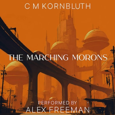 The Marching Morons – omslag til lydbogen af C. M. Kornbluth