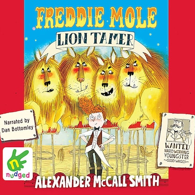 Freddie Mole, Lion Tamer – omslag til lydbogen af Alexander McCall Smith