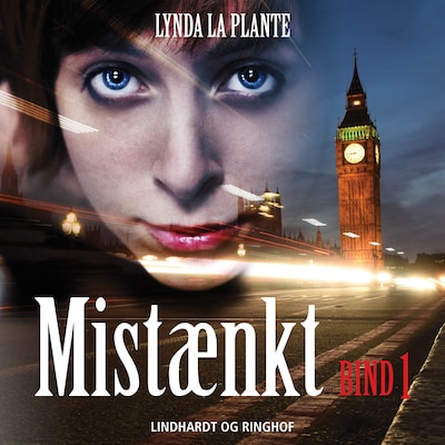 Mistænkt - Bind 1 – omslag til lydbogen af Lynda La Plante