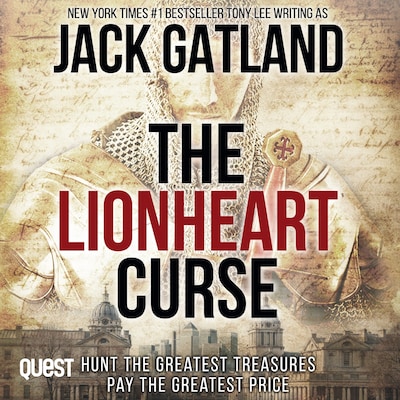 The Lionheart Curse – omslag til lydbogen af Jack Gatland