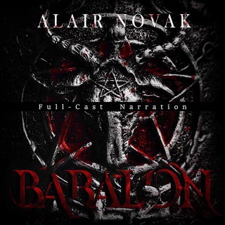 Babalon: A Dark Prison Romance – omslag till ljudboken av Alair Novak