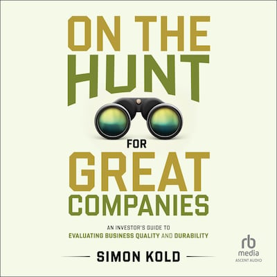 On the Hunt for Great Companies – omslag til lydbogen af Simon Kold