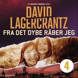 Fra det dybe råber jeg – omslag til lydbogen af David Lagercrantz
