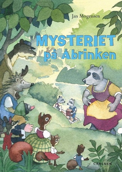 Mysteriet på Åbrinken – omslag til lydbogen af Jan Mogensen